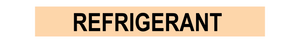 Refrigerant - Pipe Marker