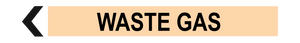 Waste Gas - Pipe Marker