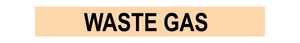 Waste Gas - Pipe Marker