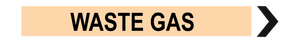 Waste Gas - Pipe Marker