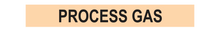 Load image into Gallery viewer, Process Gas - Pipe Marker Sign