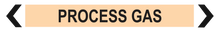Load image into Gallery viewer, Process Gas - Pipe Marker Sign
