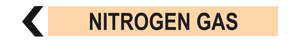 Nitrogen Gas - Pipe Marker