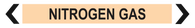 Nitrogen Gas - Pipe Marker