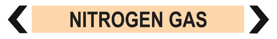 Nitrogen Gas - Pipe Marker