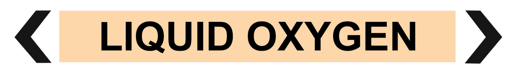 Liquid Oxygen - Pipe Marker