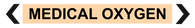 Medical Oxygen - Pipe Marker