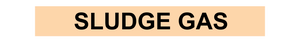 Sludge Gas - Pipe Marker