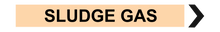 Load image into Gallery viewer, Sludge Gas - Pipe Marker