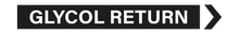 Load image into Gallery viewer, Glycol Return - Pipe Marker Labels
