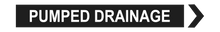 Load image into Gallery viewer, Pumped Drainage - Pipe Marker