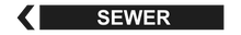 Load image into Gallery viewer, Sewer - Pipe Marker
