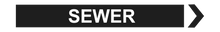 Load image into Gallery viewer, Sewer - Pipe Marker