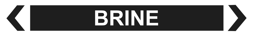 Brine - Pipe Marker