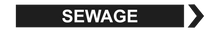 Load image into Gallery viewer, Sewage - Pipe Marker