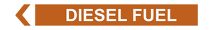 Diesel Fuel - Pipe Marker