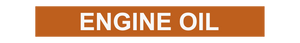 Engine Oil - Pipe Marker