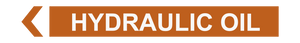 Hydraulic Oil - Pipe Marker