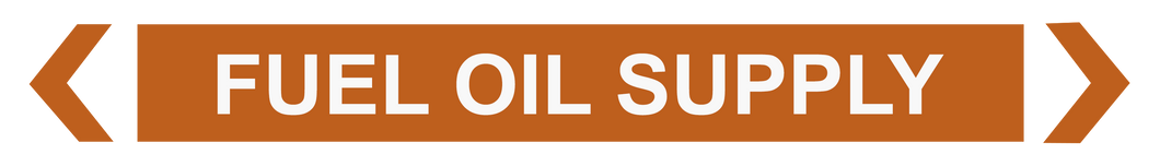 Fuel Oil Supply - Pipe Marker
