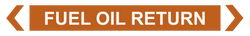 Fuel Oil Return - Pipe Marker