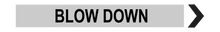Load image into Gallery viewer, Blow Down - Pipe Marker