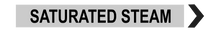Load image into Gallery viewer, Saturated Steam - Pipe Marker