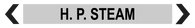 High-Pressure Steam - Pipe marker