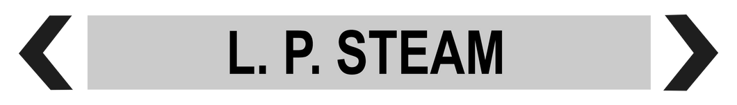 Low-Pressure Steam - Pipe marker