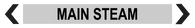 Main Steam - Pipe marker