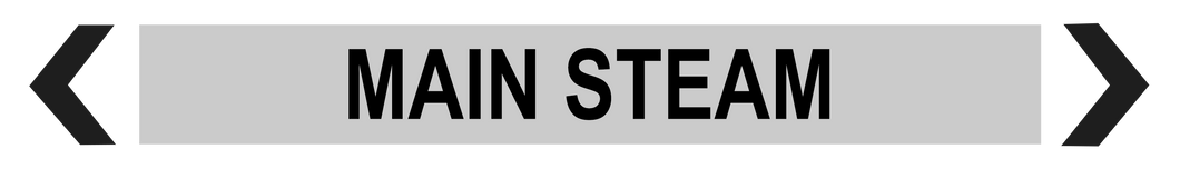 Main Steam - Pipe marker