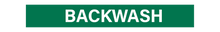 Load image into Gallery viewer, Backwash - Pipe Marker