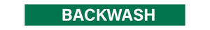 Backwash - Pipe Marker