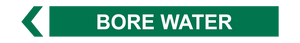 Bore Water - Pipe Marker