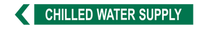 Chilled Water Supply - Pipe Marker