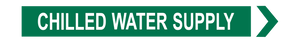 Chilled Water Supply - Pipe Marker