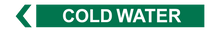 Load image into Gallery viewer, Cold Water - Pipe Marker