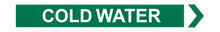 Load image into Gallery viewer, Cold Water - Pipe Marker