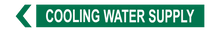 Load image into Gallery viewer, Cooling Water Supply -Pipe Marker