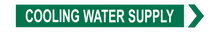 Load image into Gallery viewer, Cooling Water Supply -Pipe Marker