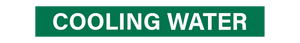 Cooling Water -Pipe Marker