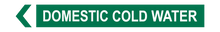 Load image into Gallery viewer, Domestic Cold Water - Pipe Marker