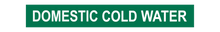 Load image into Gallery viewer, Domestic Cold Water - Pipe Marker