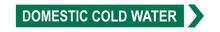 Load image into Gallery viewer, Domestic Cold Water - Pipe Marker