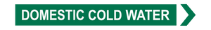 Domestic Cold Water - Pipe Marker