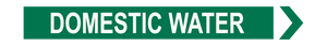 Domestic Water - Pipe Marker