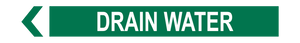 Drain Water - Pipe Marker