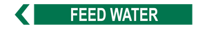 Feed Water - Pipe Marker
