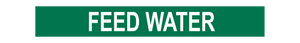 Feed Water - Pipe Marker