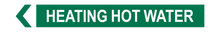 Load image into Gallery viewer, Heating Hot Water - Pipe Marker