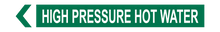 Load image into Gallery viewer, High Pressure Hot Water - Pipe Marker